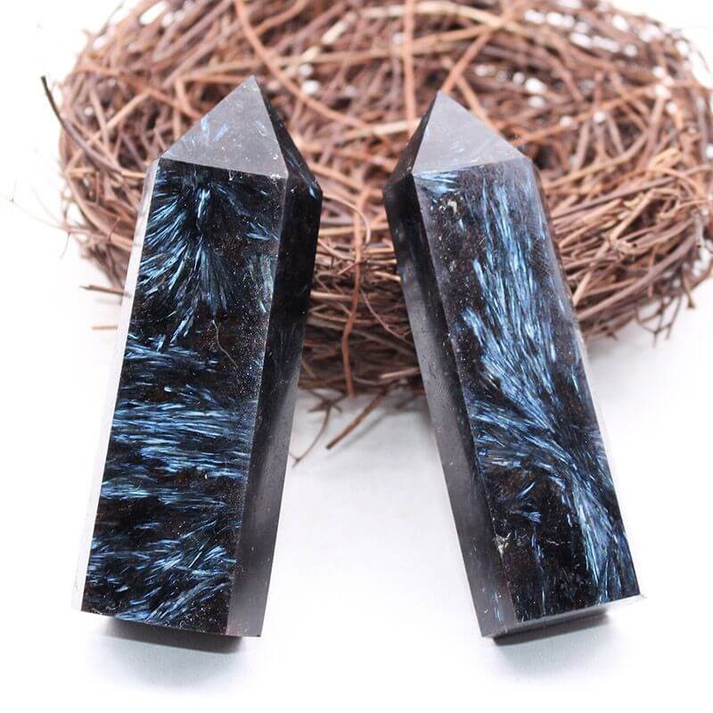 Astrophyllite Tower Point Crystal Wand