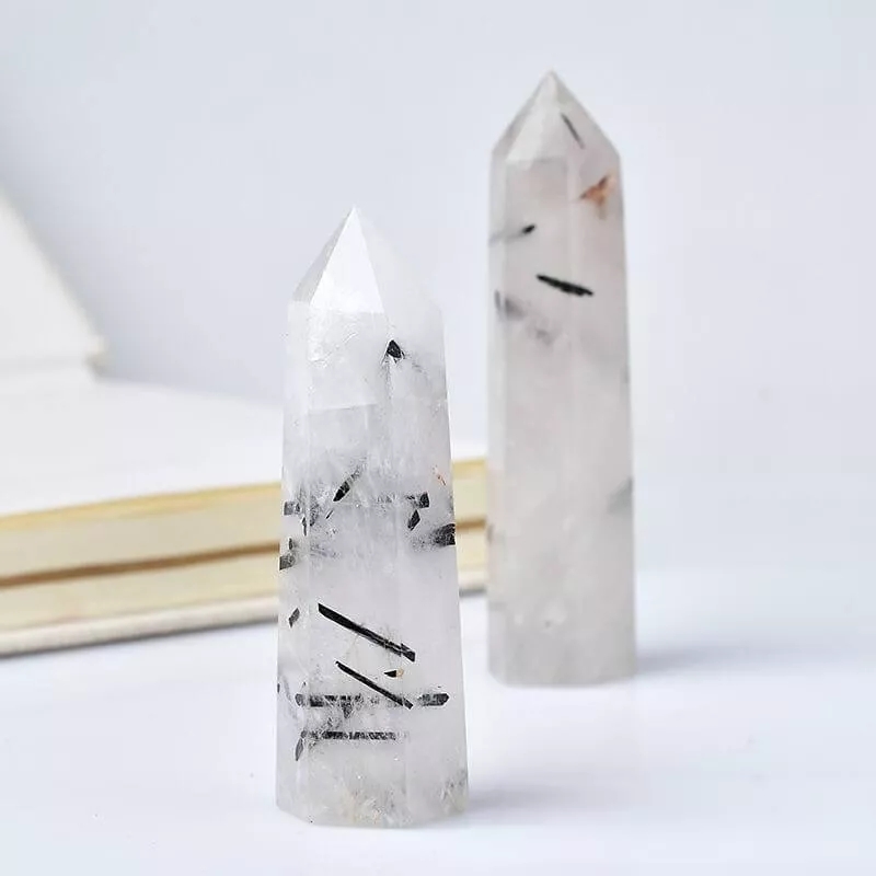 Tourmaline Point Crystal Black Tourmaline Tower