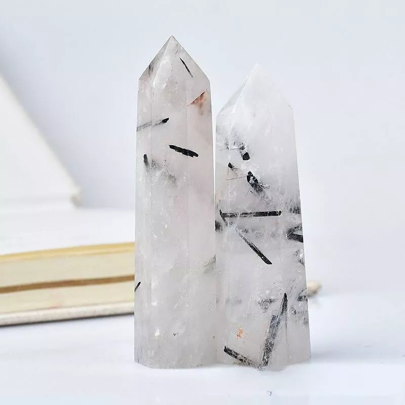 Tourmaline Point Crystal Black Tourmaline Tower