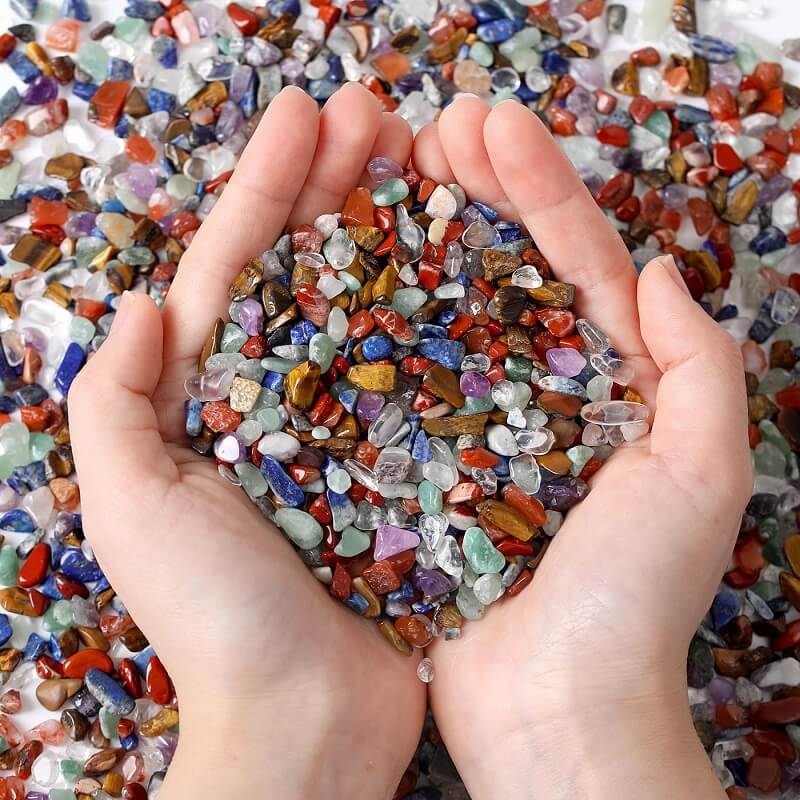 Chakra Crystal Natural Quartz Gravel Bulk 200G - Image 3
