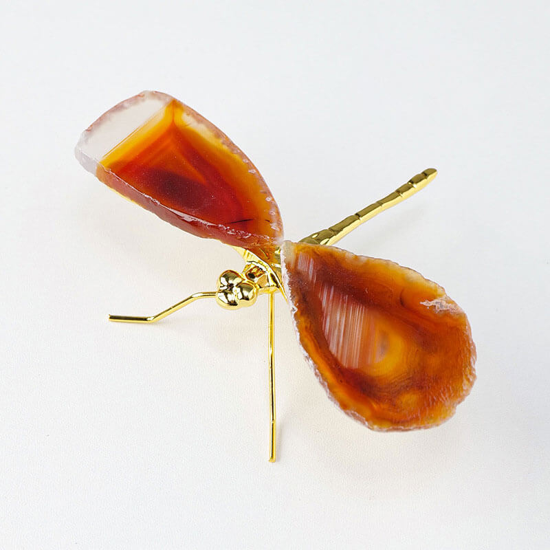 Agate Dragonfly Crystal Ornament Crafts Wholesale - Image 10