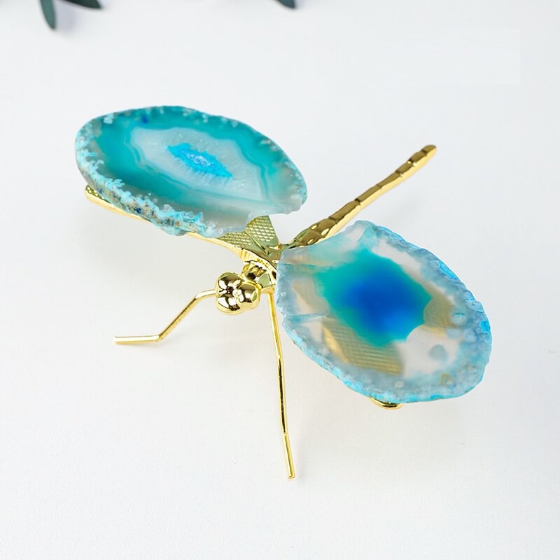 Agate Dragonfly Crystal Ornament Crafts Wholesale - Image 7