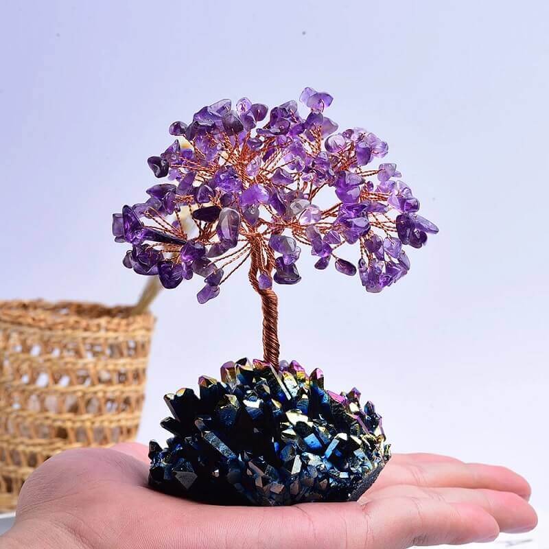Amethyst Tree Crystal Bonsai Tree