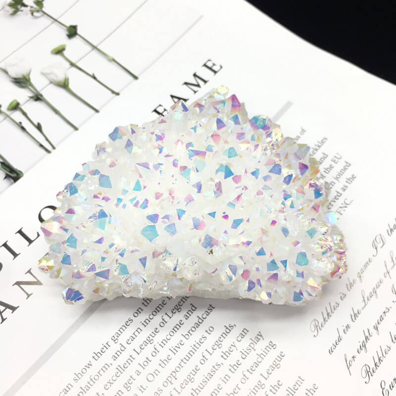 White Quartz In Bulk Angel Aura Cluster - Image 3