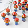 Colorful Chakra Mushroom Carving