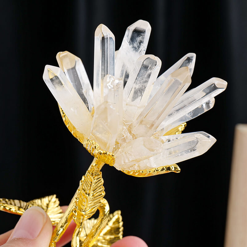 Crystal Cluster Flower Bulk Craft Ornaments - Image 3