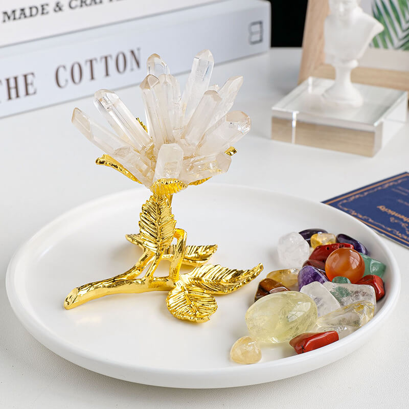 Crystal Cluster Flower Craft Ornaments