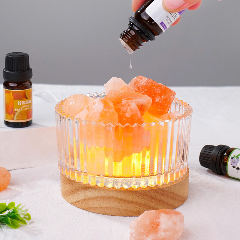 Crystal Stones Diffuser Aromatherapy Light