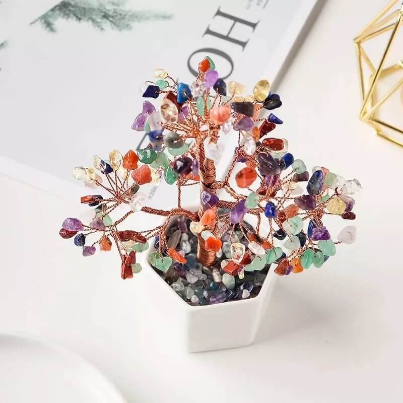 Crystal Gravels Tree Quartz Bonsai