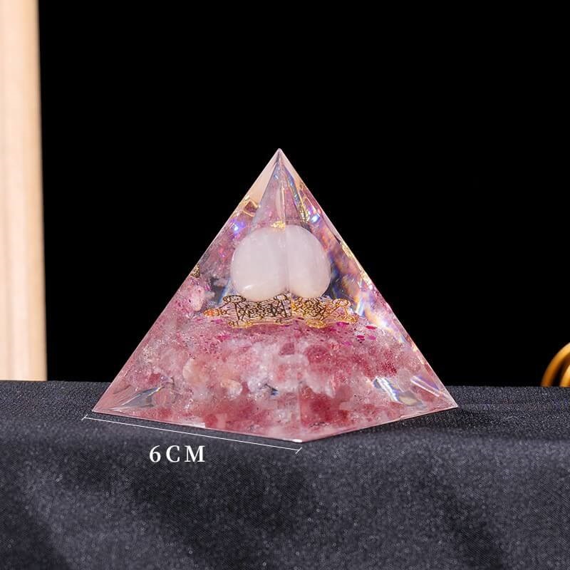 Crystal Pyramid Ball Bulk Energy Crystal Stone - Image 3