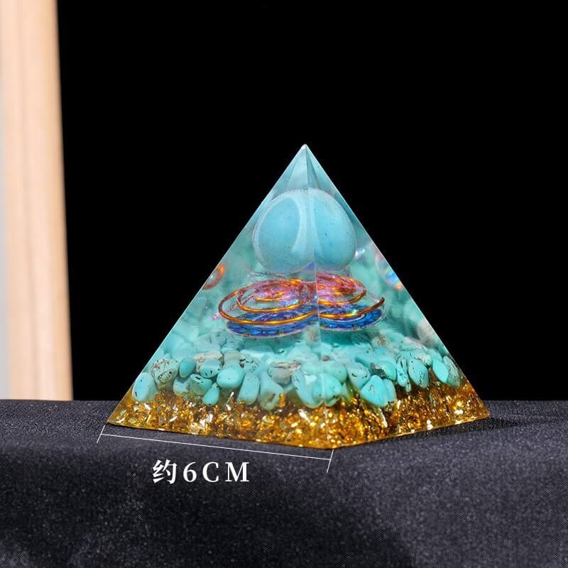 Crystal Pyramid Ball Bulk Energy Crystal Stone - Image 4