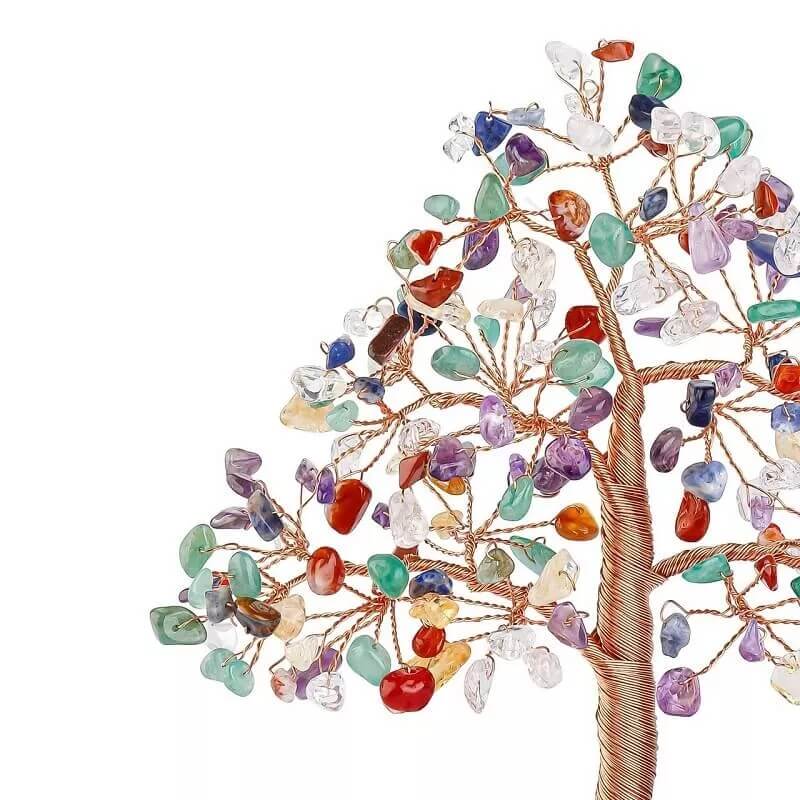 Crystal Quartz Tree Bulk 7 Chakra Gemstone - Image 7