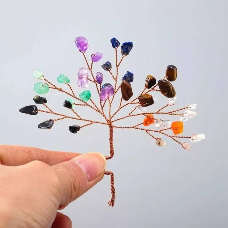 Crystals Psychic Tree Stone Wire Tree Wholesale - Image 6