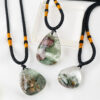 Green Ghost Necklace Water Drop Pendant