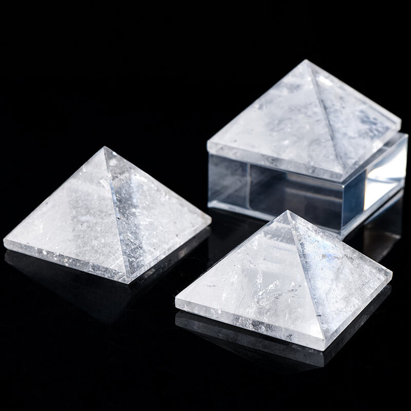 Clear Crystal Pyramid Natural Stone