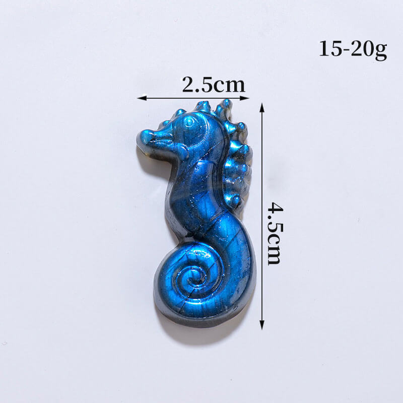 Labradorite Carving Blue Moonstone Crystal - Image 5