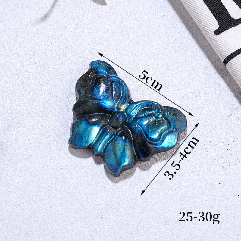 Labradorite Carving Blue Moonstone Crystal - Image 6