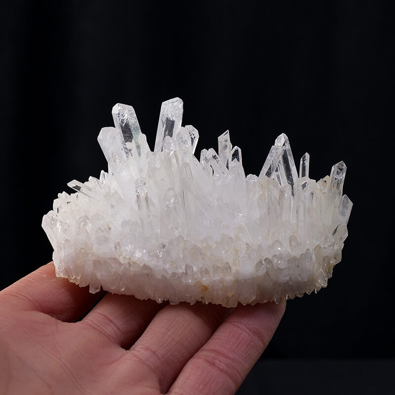 Large Raw White Crystal Cluster Quartz Stone - Image 4