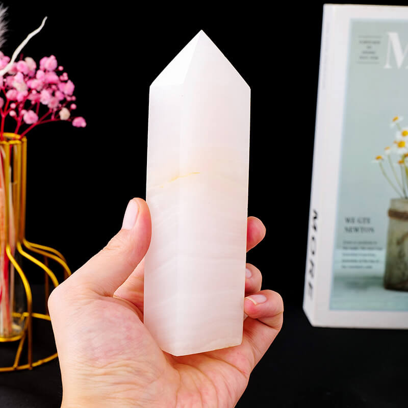 Alternative view of Mangano Calcite Tower Large Crystal Bulk