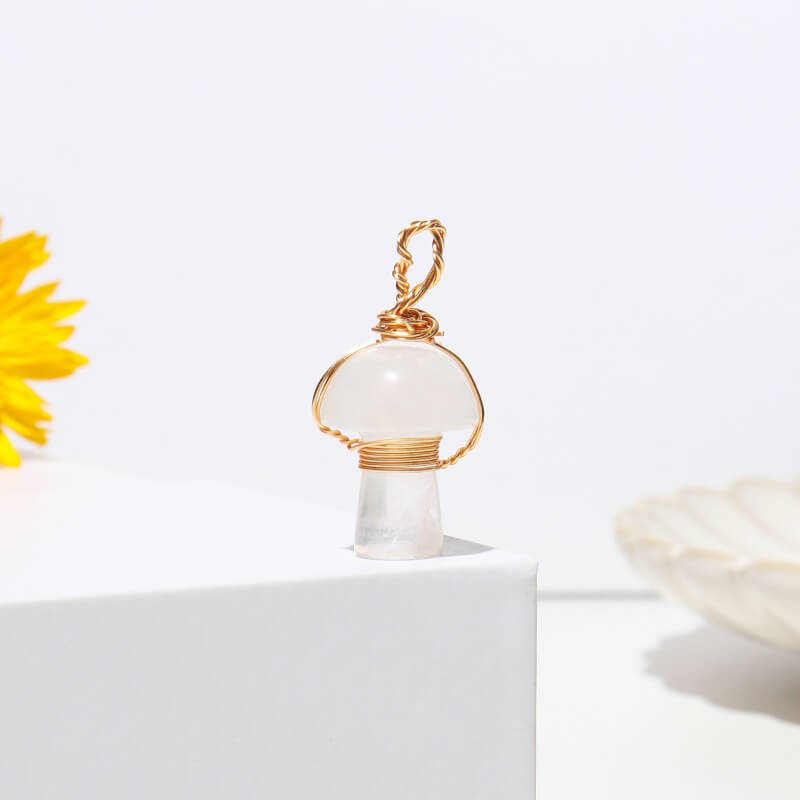 Mini Mushroom Necklace Crystal Bulk - Image 6