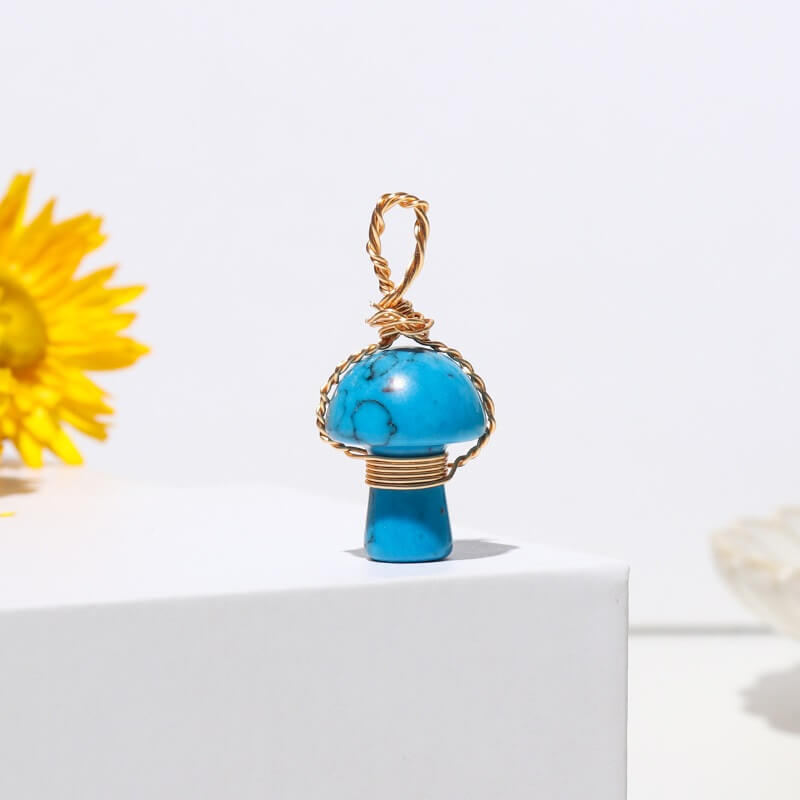 Mini Mushroom Necklace Crystal Bulk - Image 8