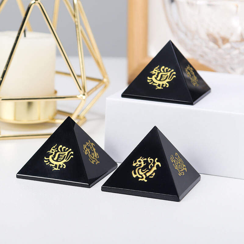 Obsidian Pyramid Four Divine Beasts