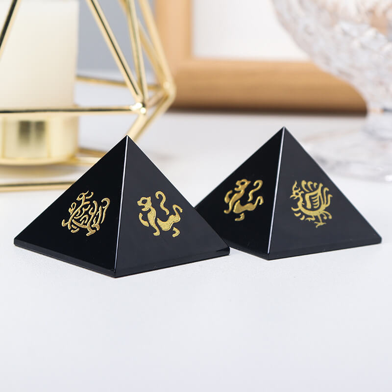 Obsidian Pyramid Four Divine Beasts