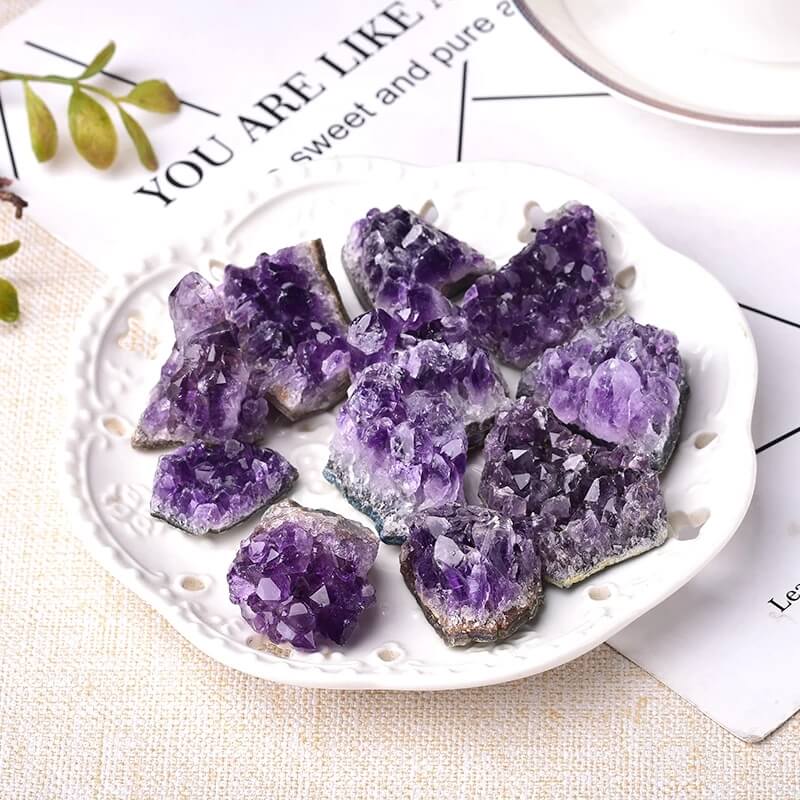 Amethyst Cluster Raw Crystal Stone
