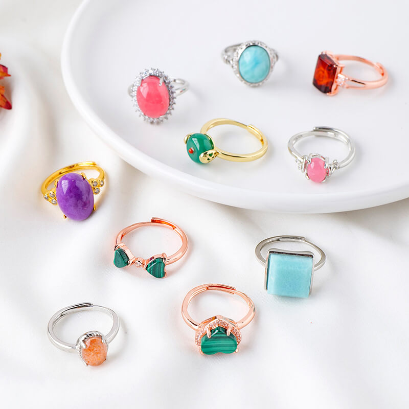 Coloured Shaped Ring Wholesale