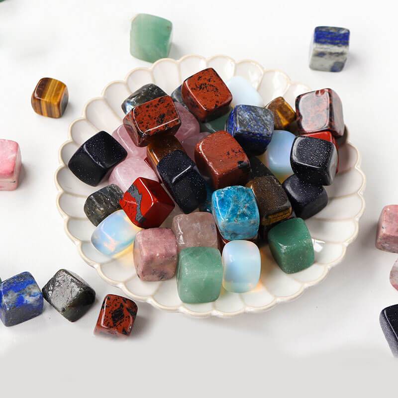 Square Crystal Tumbled Stones