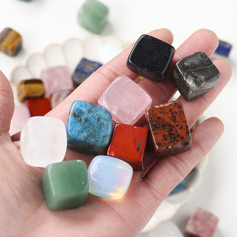 Square Crystal Tumbled Stones