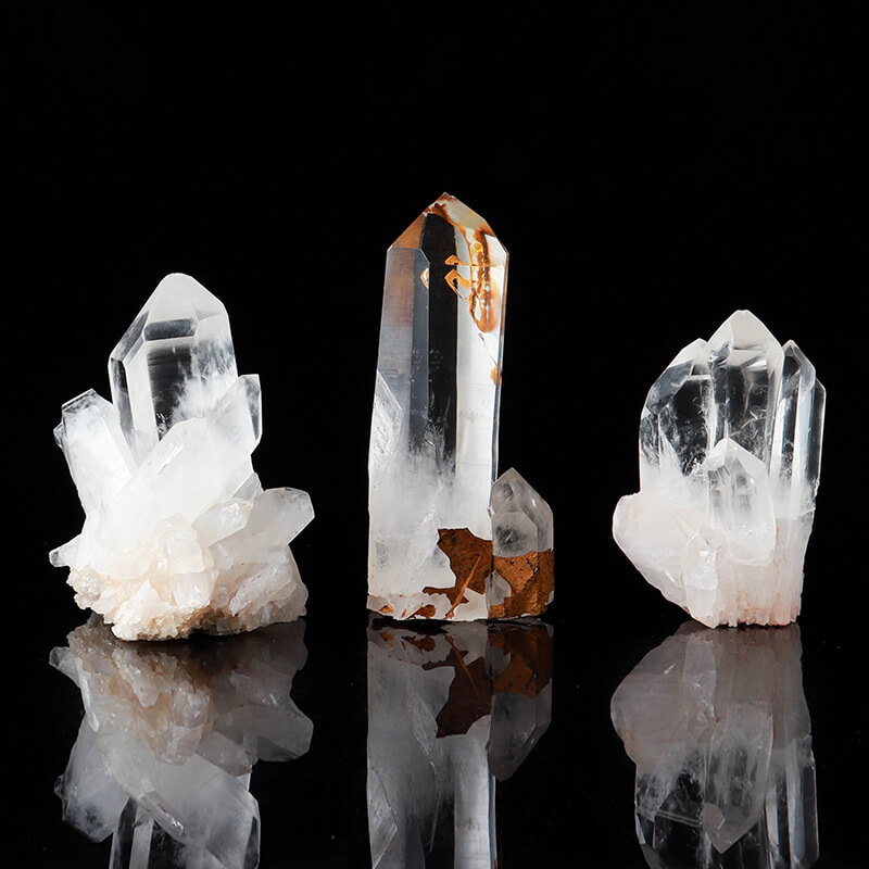 White Crystal Cluster Healing Stone