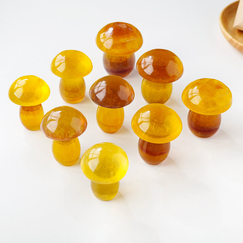 Yellow Fluorite Mushroom Wholesale Crystal - Image 6