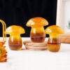 Yellow Fluorite Mushroom Carving