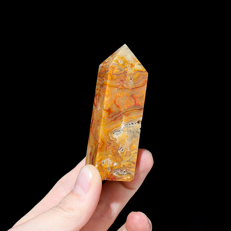 Crazy Agate Tower Pointed Stone Bulk - Image 4