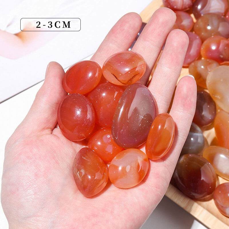 Alternative view of Red Agate Tumbled Stone Wholesale 200G
