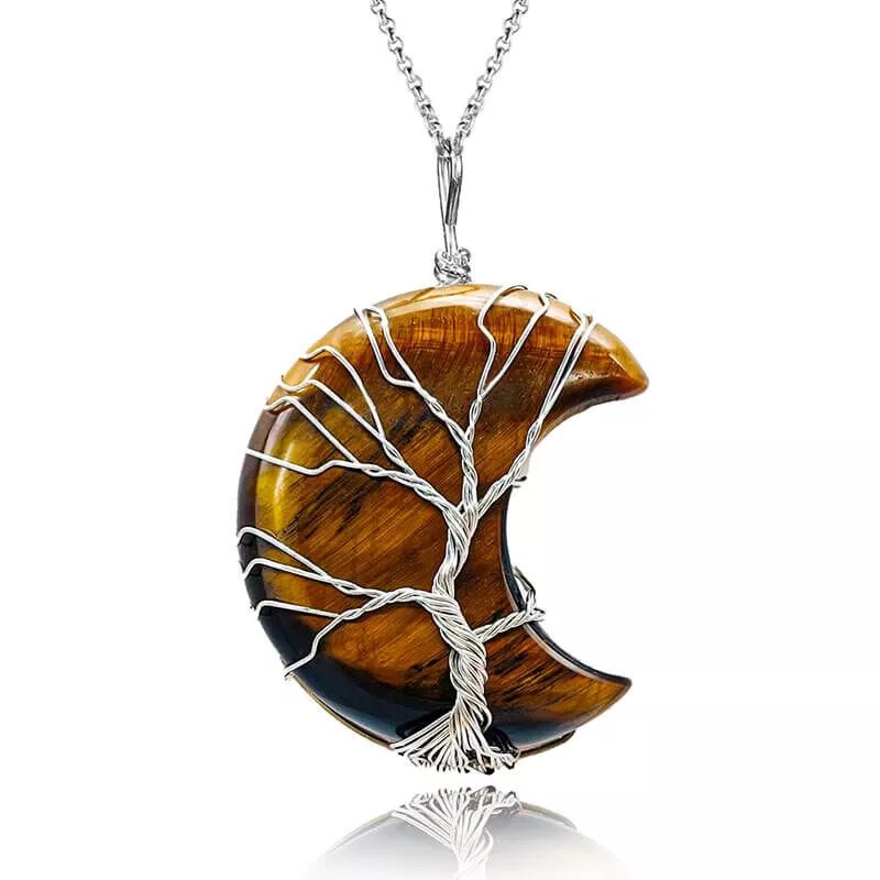 Moon Necklaces Healing Crystal Jewelry - Image 3
