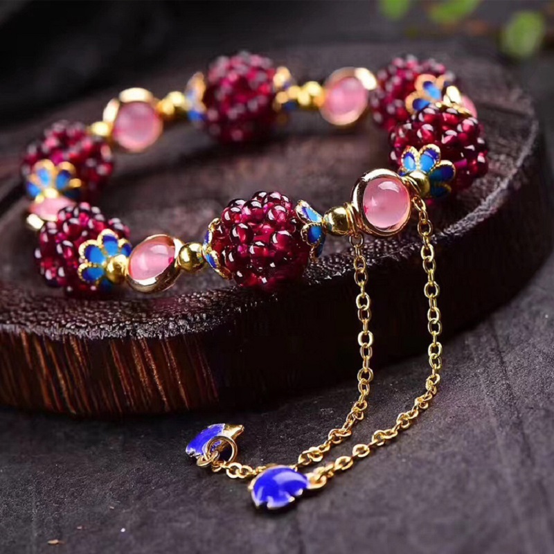 Garnet Bracelet Crystal Jewelry Wholesale