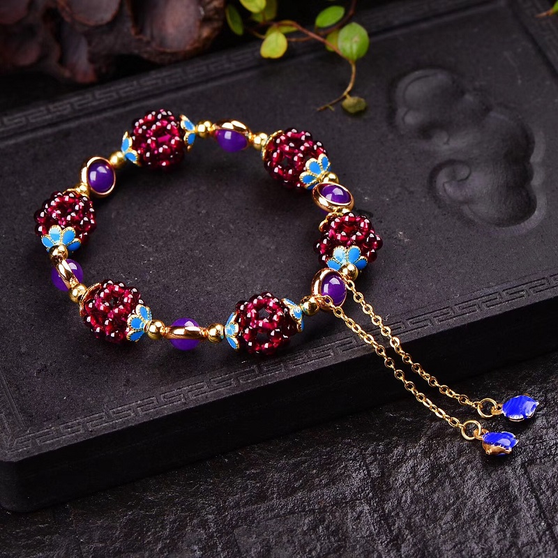 Garnet Bracelet Crystal Jewelry Wholesale - Image 5