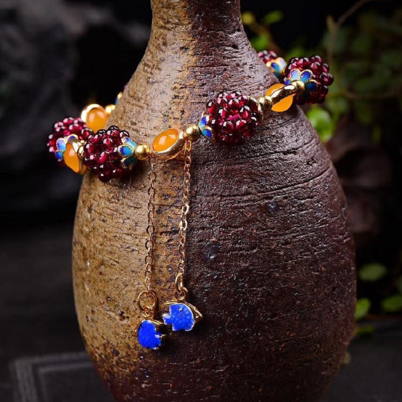 Garnet Bracelet Crystal Jewelry Wholesale - Image 3