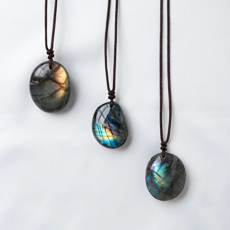 Labradorite Necklaces Wholesale Polished Stones - Image 5