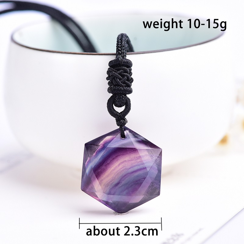 Fluorite Necklace Bulk Rainbow Fluorite Crystal - Image 4