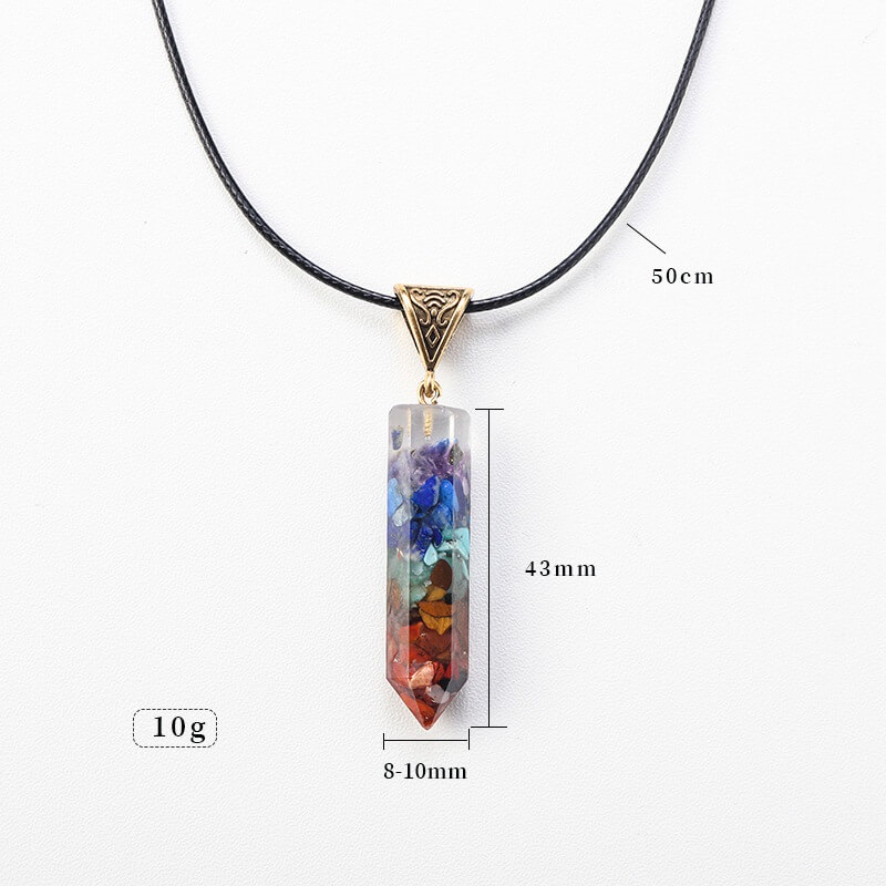Colorful Tower Necklace Wholesale With Cord - Image 3