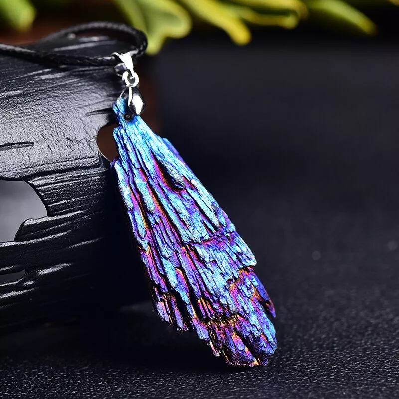 Aura Tourmaline Kyanite Spear Necklace Sheets