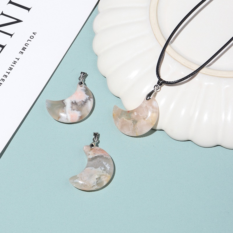 Sakura Flower Agate Necklace Wholesale - Image 3