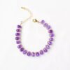 Amethyst Bracelet Wholesale Drop Shape Crystals