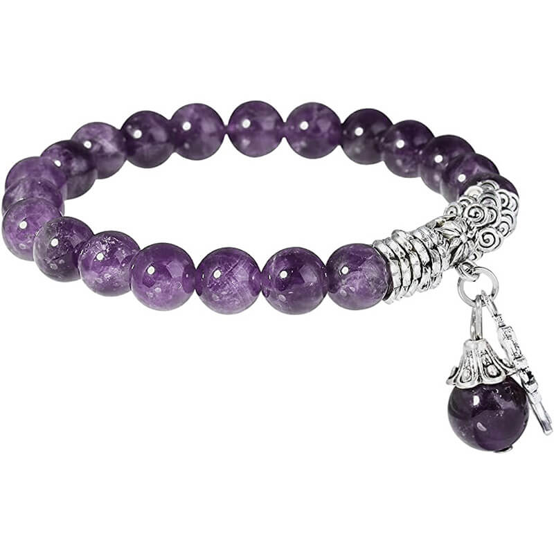 Alternative view of Amethyst Bracelet Wholesale Tree Of Life Pendant