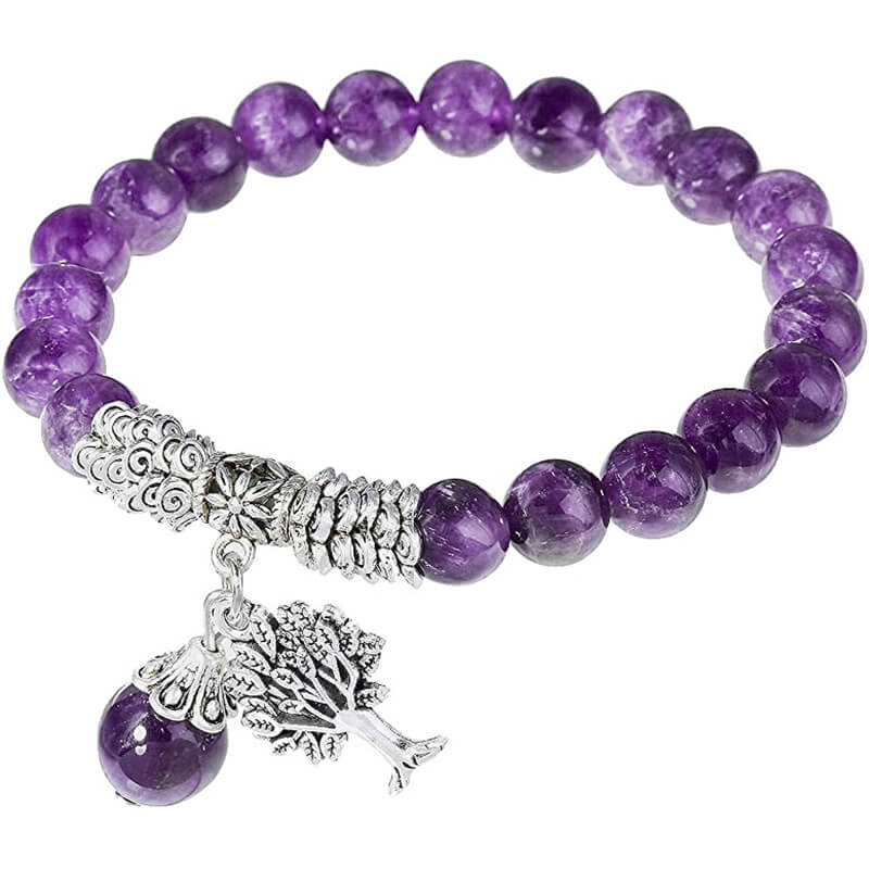 Amethyst Bracelet Wholesale Tree Of Life Pendant - Image 3