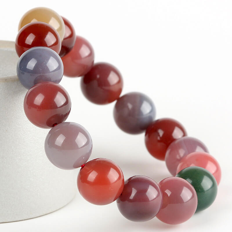 Colorful Agate Beads Bracelet In Bulk - Image 3