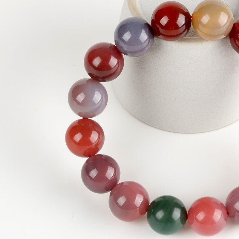 Colorful Agate Beads Bracelet In Bulk - Image 4